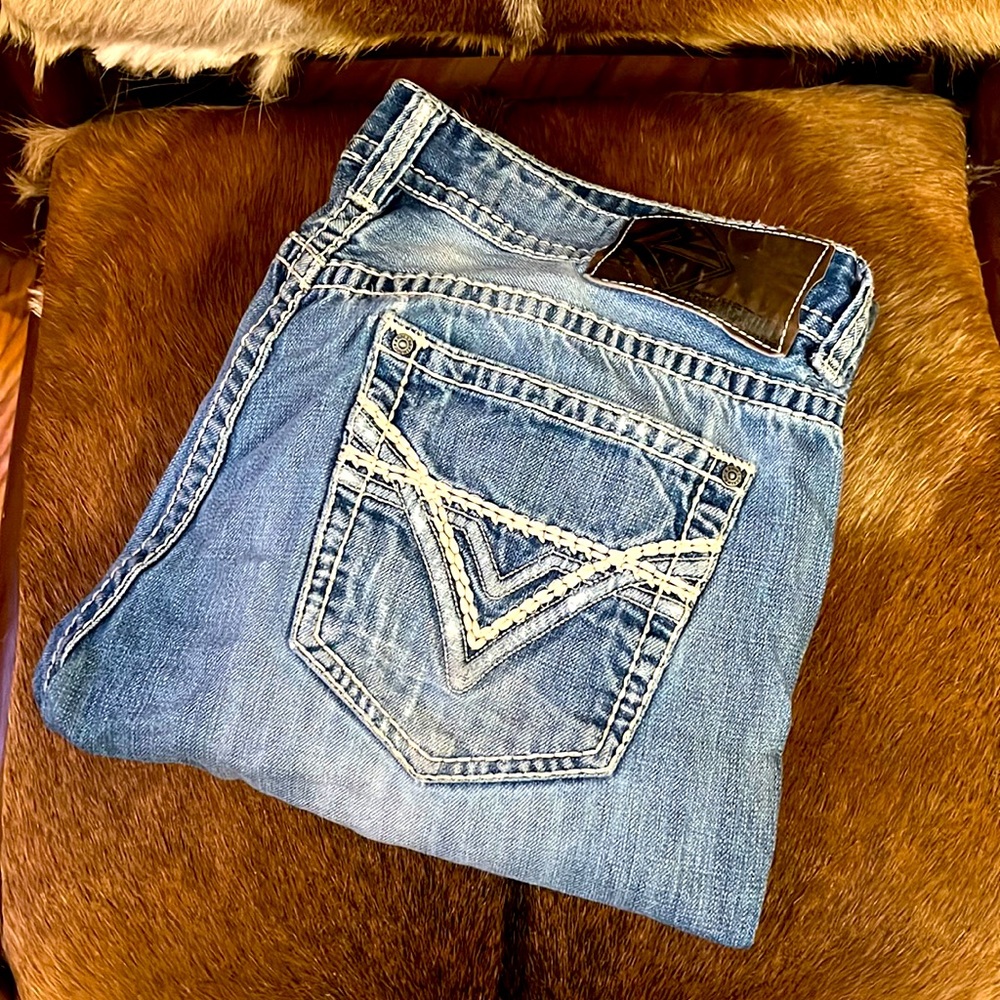 Mens Rock & Roll Denim
Double barrel straight leg
jeans 40x32